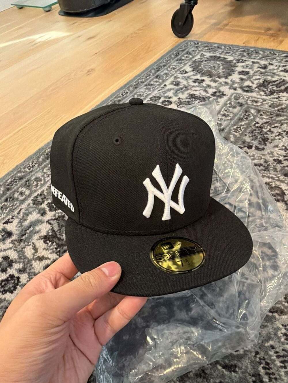 New Era Undefeated New York Yankees 59FIFTY Fitted Hat Black